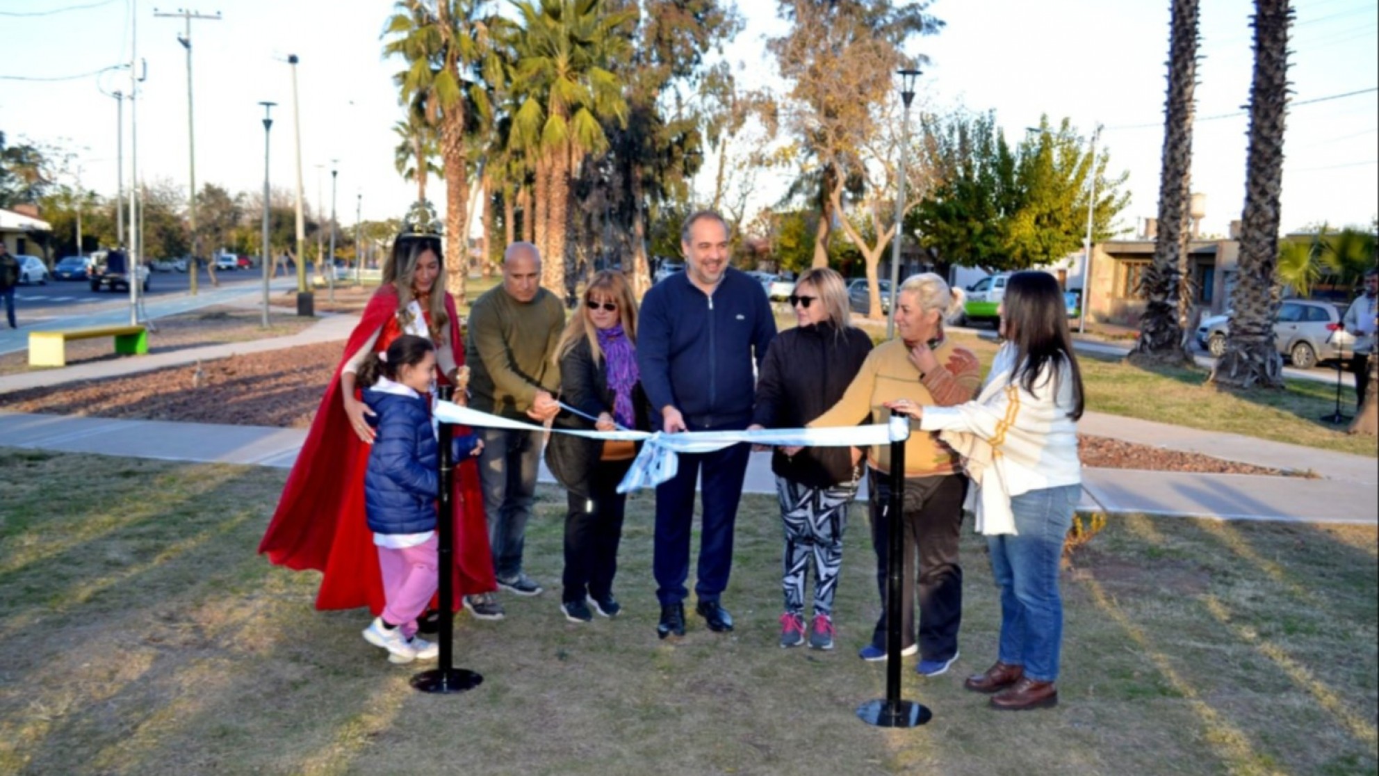 Stevanato inauguró uno de los paseos más emblemáticos de Maipú